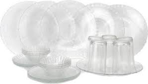 Glass Dinner Set