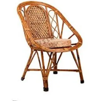 Easy To Place Cane Wooden Chair