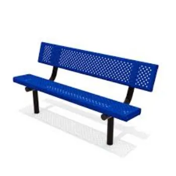 Blue Park Bench