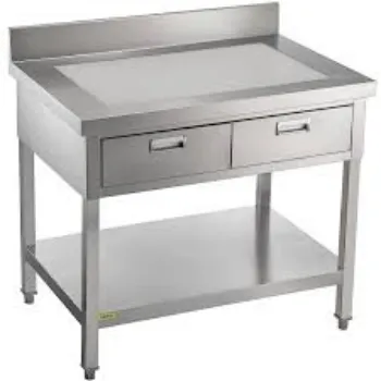 Polished Stainless Steel Table