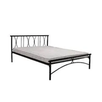 Polished Aluminium Bed