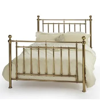 Polished Brass Bed