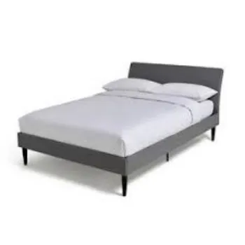 Plain Leather Bed