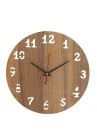 Wooden Round Wall Clock 