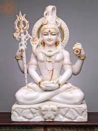 Marble Shiva statue 