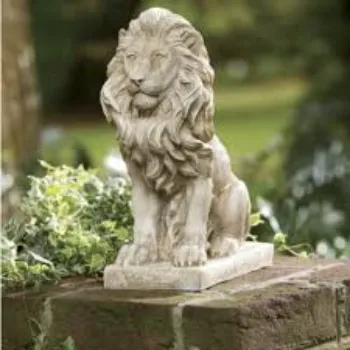 Upright Lion Statue