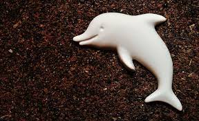 White Metal Dolphin