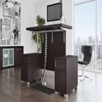 Modern Style Adjustable Height Workstation