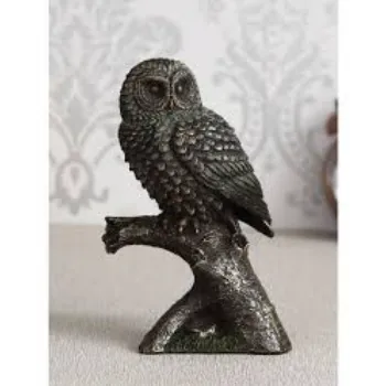  ECraftIndia Carved Owl Sitting on Branch 