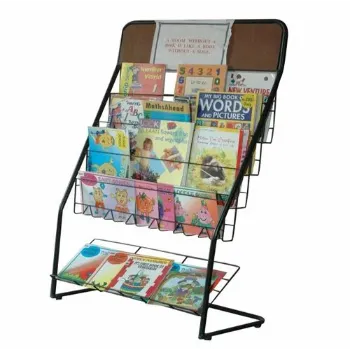 Coated Book Display Rack