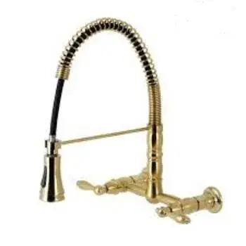 Polished Brass Kitchen Faucet