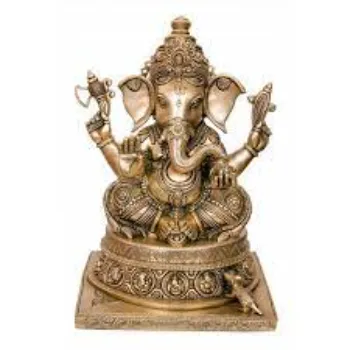  Ganesha Brass Statue