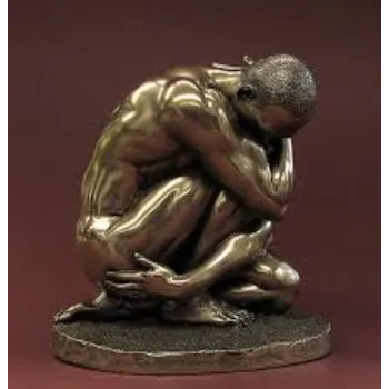 Sad Man Bronze Sculpture 