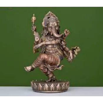  Purpledip Dancing Ganesha Ganpati Vinayak Statue 