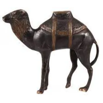  Brass Standing Camel Statue