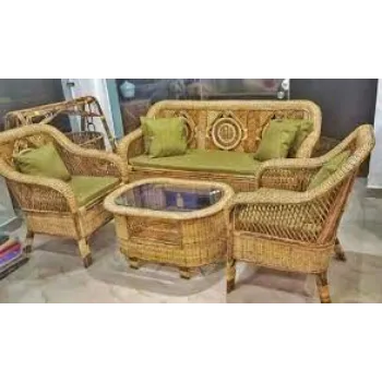 Specific  Cane Sofa Set