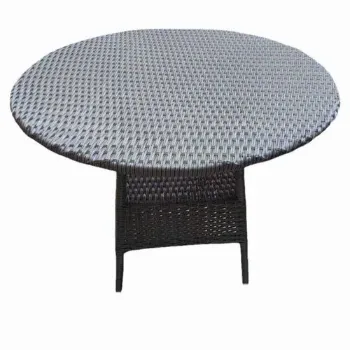 Round Cane Table