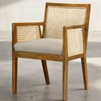 Alluring Design Cane Wooden Chair