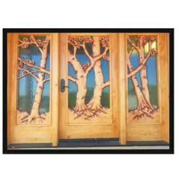 Aegis Carved Wood Doors