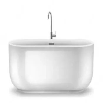 Round, Ceramic Bath Tub