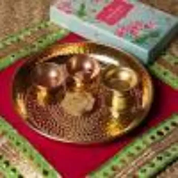 Mangala Gowri Enterprises Copper Thali