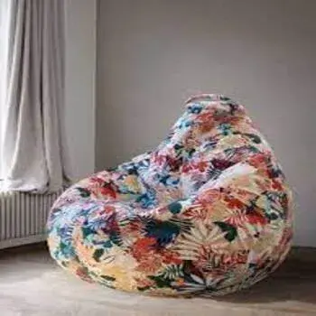 Modest & Printed Cotton Bean Bag