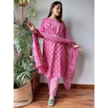 Different Style Printed Cotton Suit