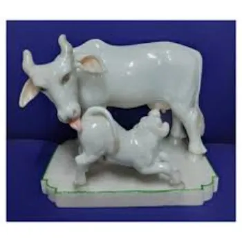 Marble Cow Statue