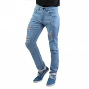 Men Denim Rough Jeans