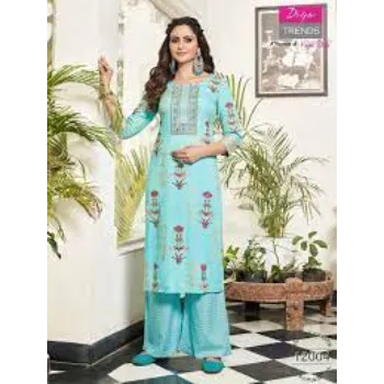 Sky Blue Ladies Kurtis