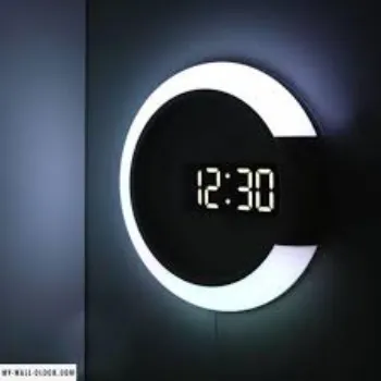 YREAADFOOZX 3D LED Digital Table Clock 