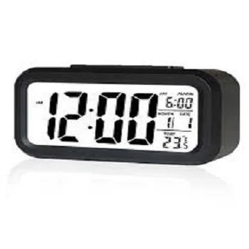 Jamboree Digital Black Clock