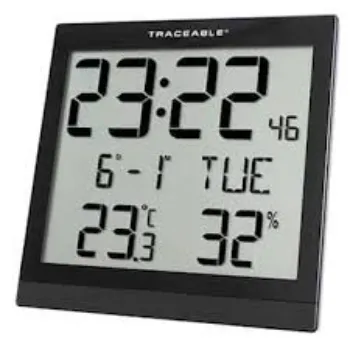  CONTROL Traceable 1076 Digital Radio Atomic Wall Clock