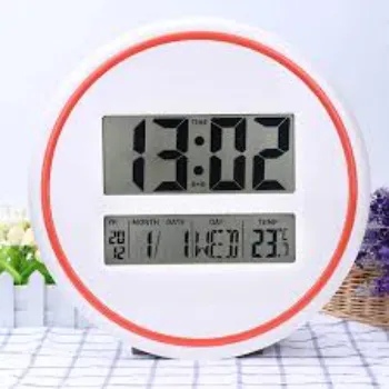 3883 Electronic Mute Wall Clock