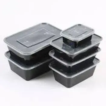 Rectangular Disposable Plastic Food Container