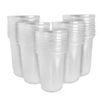 Round Disposable Plastic Glass