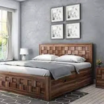 Alluring Design Double Cot Bed