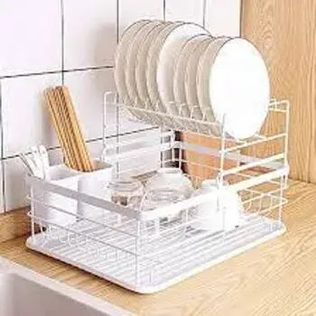 White Draining  Rack 