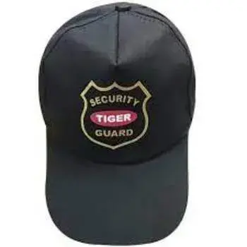 Simple Design Black Men Security Cap