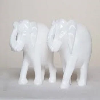 White Elephant Statue 