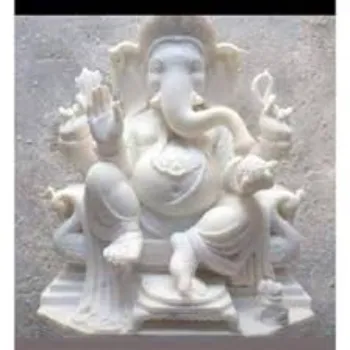  White Marble Ganesh Statue