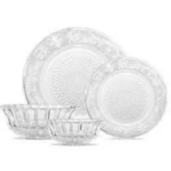 Shiny Finishing Glass Dinner Set