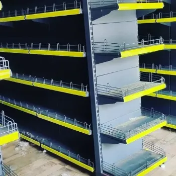 Coated Grocery Store Rack