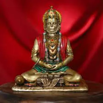 Brass Hanuman Statue