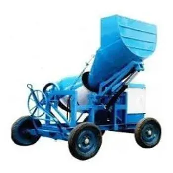 Blue Hydraulic Concrete Mixer