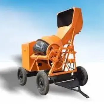 Concrete Mixer With Hydralic Hopper