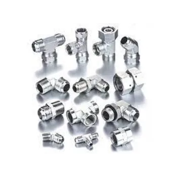 Hydraulic Tube Fittings Silver  Color 