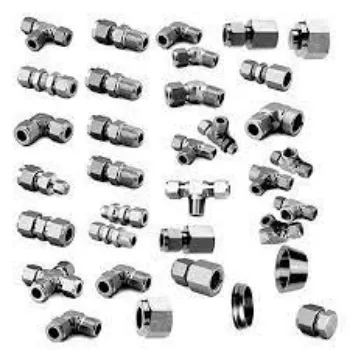 Instrumentation Tube Fittings Silver  Color 