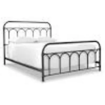 Polished Iron Bed