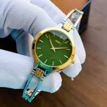  Fossil Green Dial Women Watches